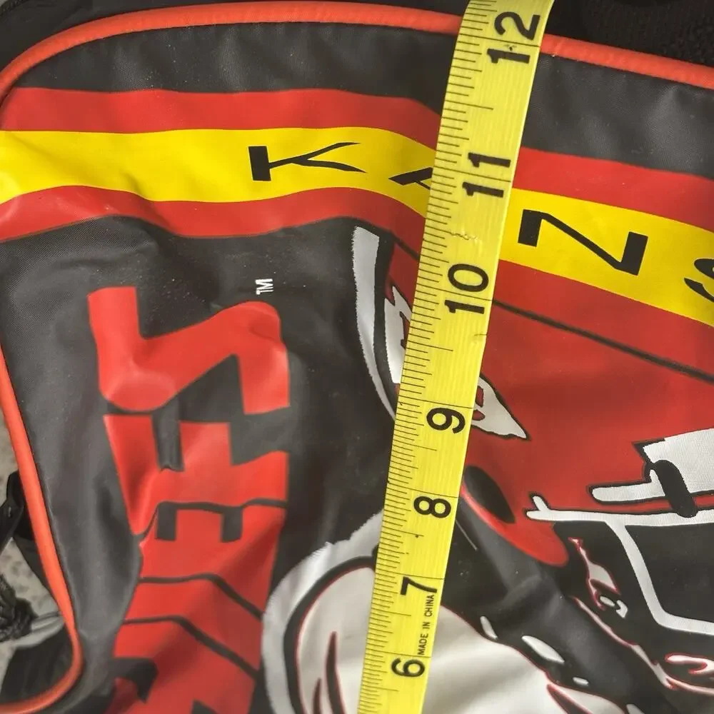 Vintage 90s KANSAS CITY CHIEFS Football Duffle Gym Bag Carry On Handle Strap NFL